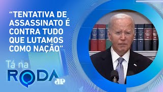 Biden se pronuncia sobre atentado sofrido por Trump; confira