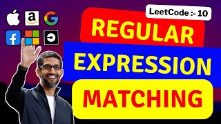 Regular Expression Matching | LeetCode 10 DP