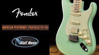 Video thumbnail for Fender American Performer Stratocaster HSS by N Stuff Music