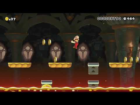 the One-Way Castle 一方通行のお城 by つきこ - Super Mario Maker - No Commentary 1bm