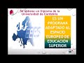 Programa Senior Universidad de Cantabria Curso 2018-2019
