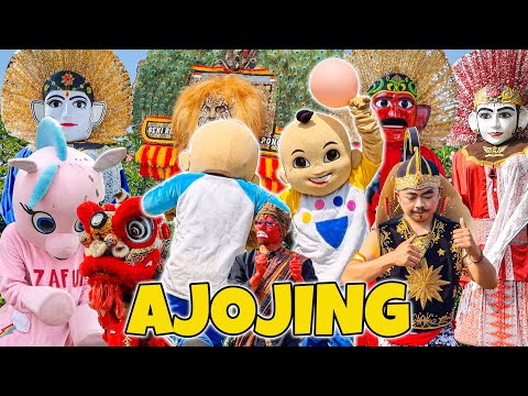 BONEKA BONEKA DAN TARI BADUT AJOJING ALA ALA AJOJING!!! BARONGSAI, REOG, KARNAVAL