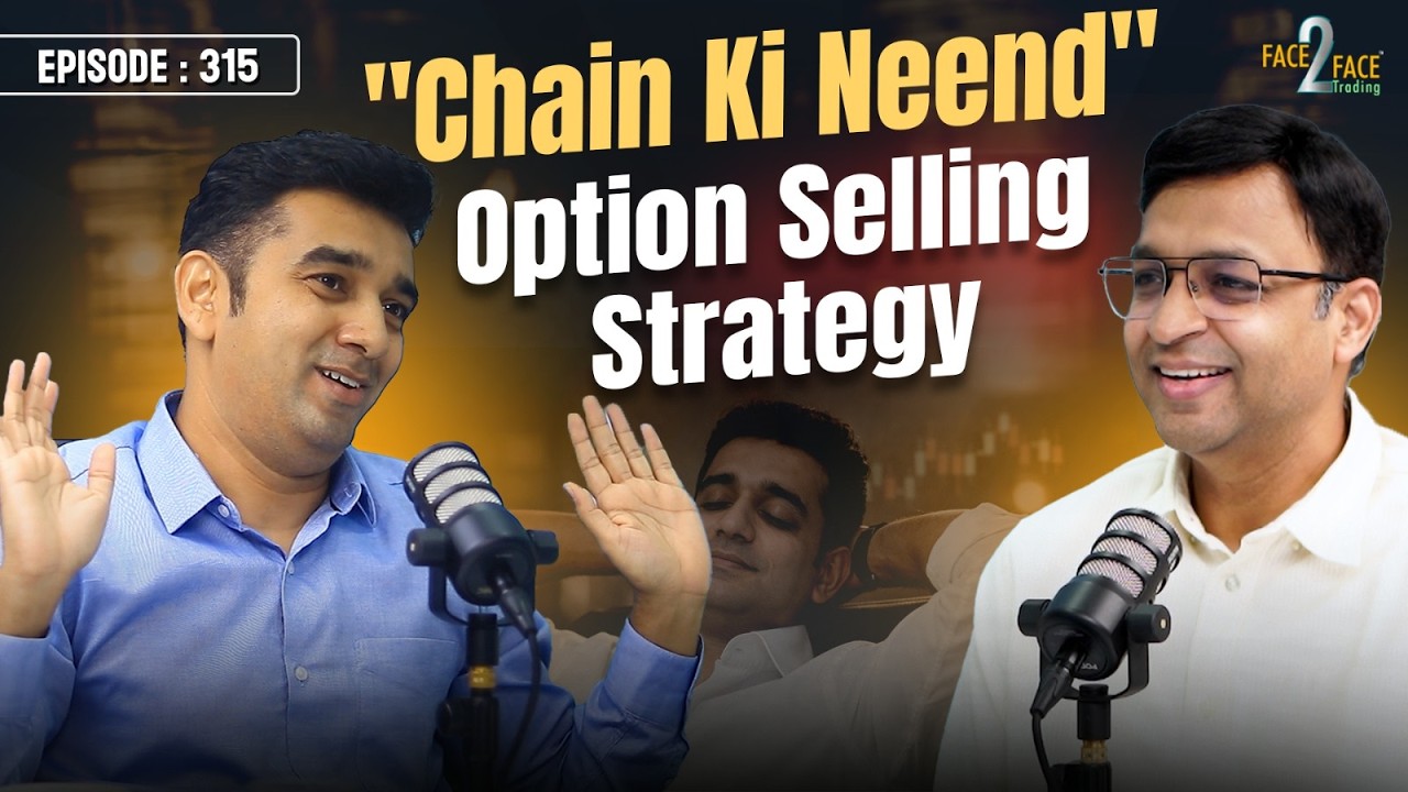 The Options Strategy That Lets Traders Sleep Peacefully !! #Face2Face with Vaibhav Shinde