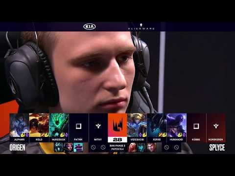 OG vs SPY Origen vs Splyce FULL | Week 7 Day 1 | LEC 2019 Spring