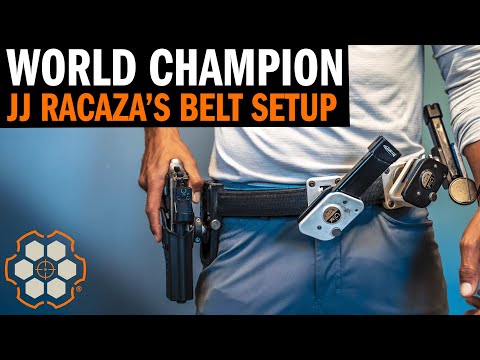 How World Champion Shooter JJ Racaza Sets Up His Competition Belt