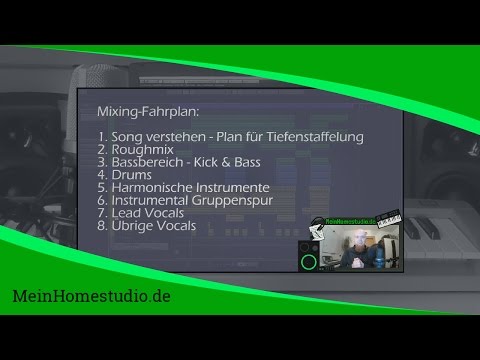 Wie gehe ich vor beim Song abmischen? | MeinHomestudio.de | Mixing