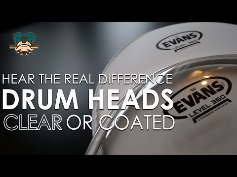 Clear Or Coated Drum Heads, What’s The REAL Difference? | Drum Dog