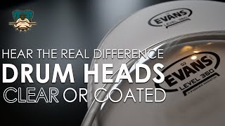 Video thumbnail for Clear or coated drum heads, whats the REAL difference? Evans G2 by DRUM.DOG