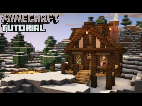 Minecraft - Large Mountain House Tutorial (How to Build)