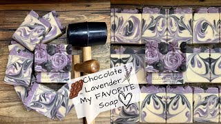 Making My All Time Favorite 🤎 CHOCOLATE LAVENDER 💜  Goat Milk Soap | Ellen Ruth Soap