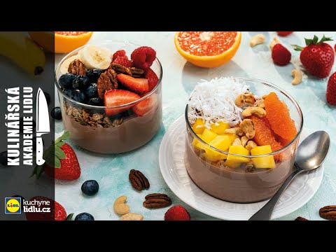 Snídaně plná energie s jogurtem, ovocem a ořechy - Roman Paulus - Kulinářská Akademie Lidlu