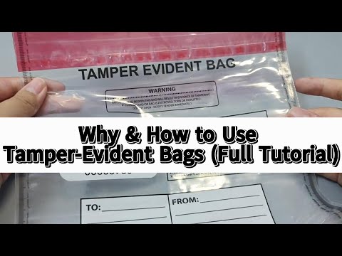 Tamper Evident Security Bag Showcase | EcoSecurityTape Packaging Solutions