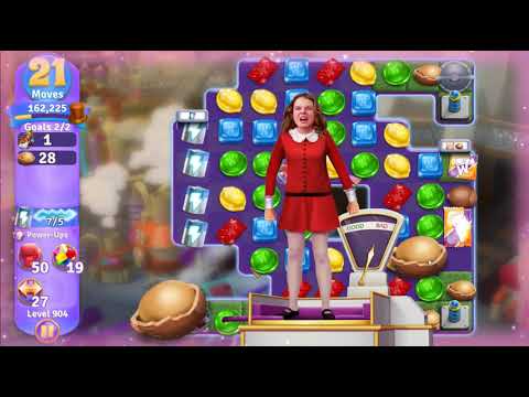 Wonka's World of Candy Level 904 NO BOOSTERS - A S GAMING ✔
