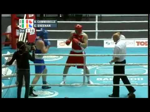 Super Heavy (+91kg) R16- Cammarelle Roberto (ITA) VS Sheehan Cornelius (IRL) -2011 AIBA World Champs