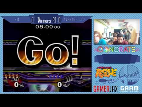 Jax Smash Weekly 1/19 - Fil(Falco) Vs Average Joe(Cpt. Falcon) - Melee Winners R1