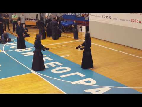 Belgrade Kendo Trophy 2016 Godan exam 503vs504