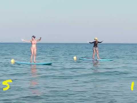 SUP Chi Gong with Natalie at Surfcenter Koroni
