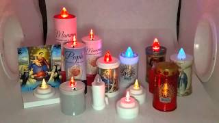 Grave candle electric