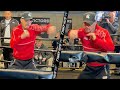 GEORGE KAMBOSOS JR FIRST LOOK WORKOUT SINCE DEVIN HANEY LOSS - DOES WEIRD HUG MOVE AHEAD OF REMATCH
