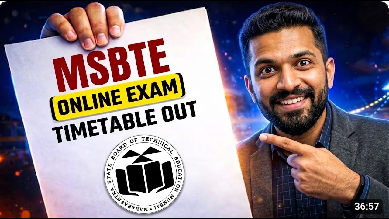 🎯 MSBTE Online Exam Time Table 2026 🔥 | Summer 2026 Exam Date | MSBTE Online Paper Time Table