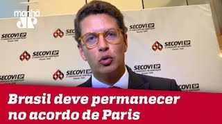 Brasil deve permanecer no acordo de Paris