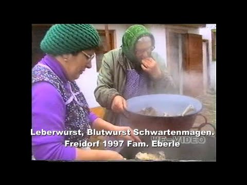 Liver sausage, black pudding and pork rinds