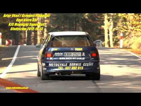 Artur Okas / Grzegorz Piekarski - Opel Astra GSI - KJS Magurski Super OeS Gładyszów 2013-10-13