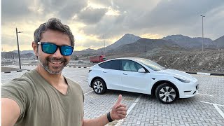 Tesla Roadtrip from Dubai to Hatta