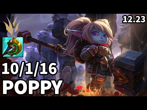 Poppy Jungle vs Kha'Zix - EUW Master | Patch 12.23