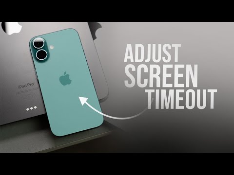 How to Adjust Screen Timeout on iPhone (tutorial)