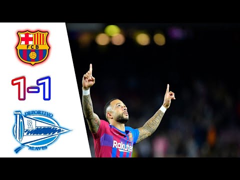Barcelona vs Deportivo Alavés (1-1) | All Goals and Highlights