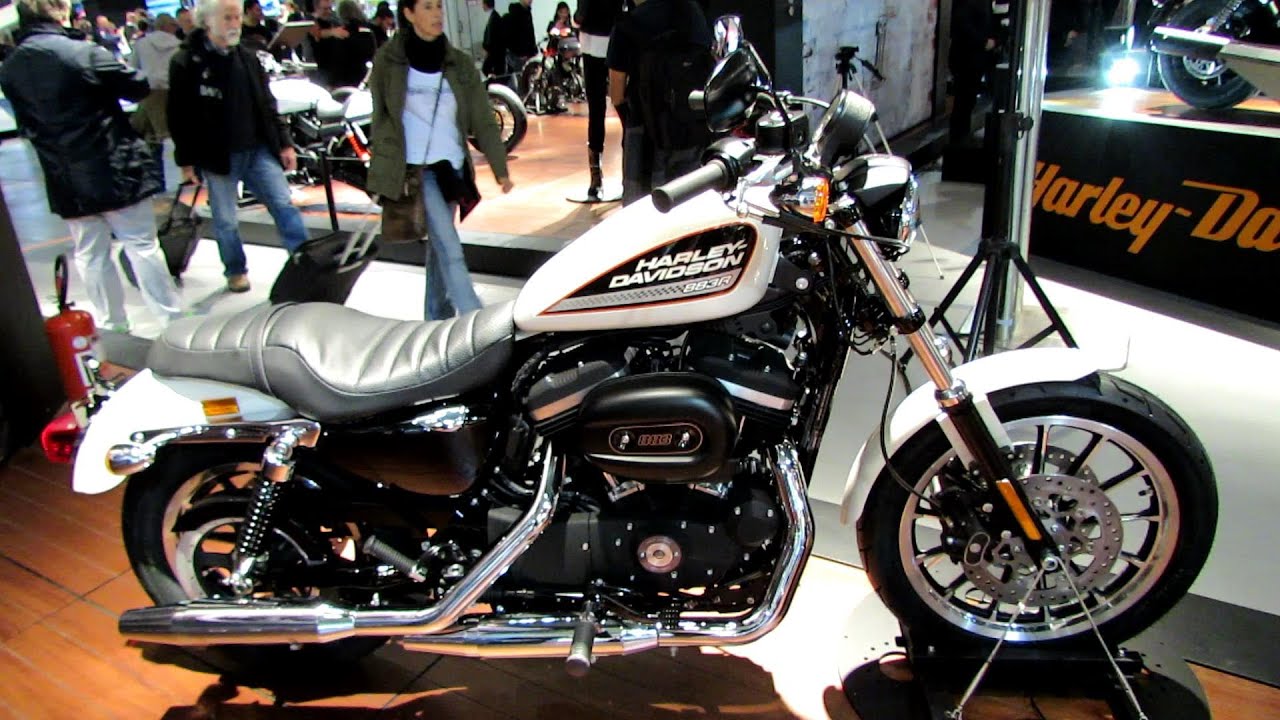 2014 Harley-Davidson Sportster 883 Roadster Walkaround - 2013 EICMA Milan Motorcycle Exibition