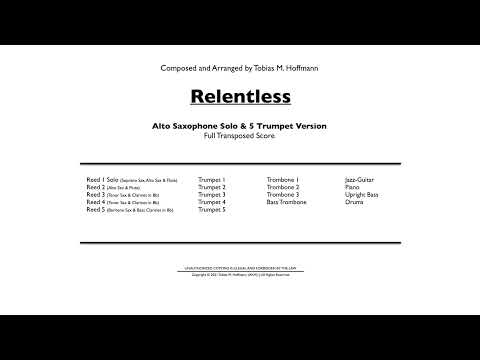 Tobias Hoffmann Jazz Orchestra - Relentless (with score)