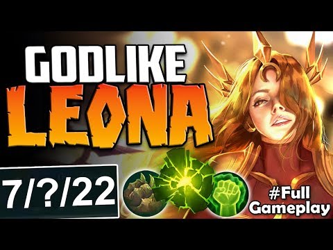 GODLIKE LEONA SUPPORT BUILD | CARRY AS SUPPORT EASILY | Leona vs Nami Sup S8 Ranked Gameplay