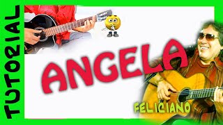 Como tocar Angela - Jose Feliciano -  en guitarra - acordes notas