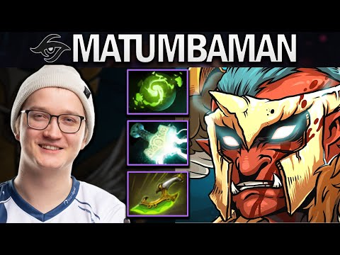 SECRET.MATUMBAMAN TROLL WARLORD WITH 23 KILLS - DOTA 2 7.28 GAMEPLAY