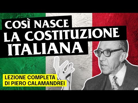 Il commovente discorso di Piero CALAMANDREI sulla COSTITUZIONE Italiana [audio restaurato]