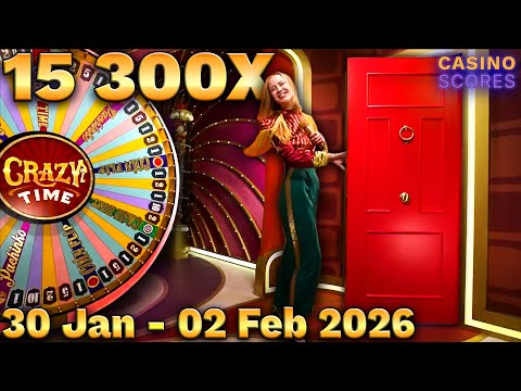 Big WINS on Crazy Time & Fireball etc. (30th Jan - 2nd Feb 2026)