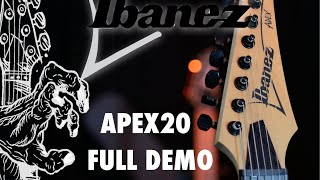 Video thumbnail for Ibanez Apex20 7-String Full Demo by Paul Glover