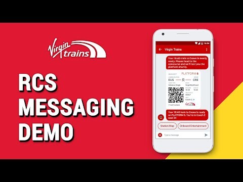 Virgin Trains | RCS Mobile Boarding Passes Demo