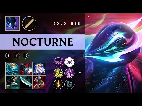 Nocturne Mid vs Irelia - KR Master Patch 25.24