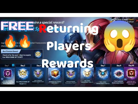 Marvel Future Fight | Returning Players Rewards & Manny More Items