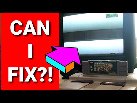 Can I FIX this SNES? Super Nintendo Troubleshooting