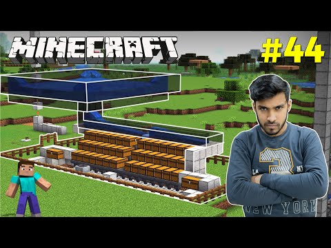 AUTOMATIC SUPER SMELTER FOR MY STONE FARM | MINECRAFT GAMEPLAY #44