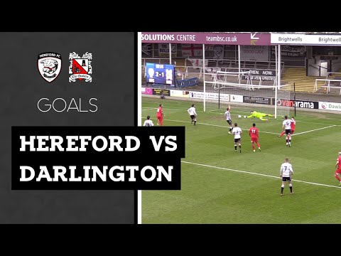 Goals: Hereford v Darlington
