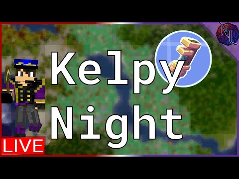 NEW Kelp Farm Build in Modded SMP LIVE!