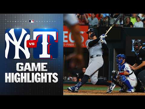 Yankees vs. Rangers Game Highlights (4/27/26) | MLB Highlights