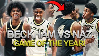 Beckham Black VS Prolific Prep WAS F***** INSANE!! Heated moments and Tough BUCKETS ALL GAME🔥