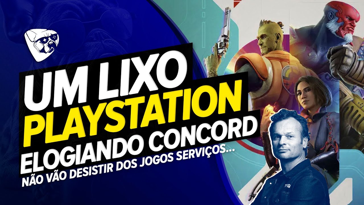 UM LIXO! Playstation CONTINUA ELOGIANDO e APROVANDO CONCORD! NÃO VÃO DESISTIR Dos JOGOS SERVIÇOS