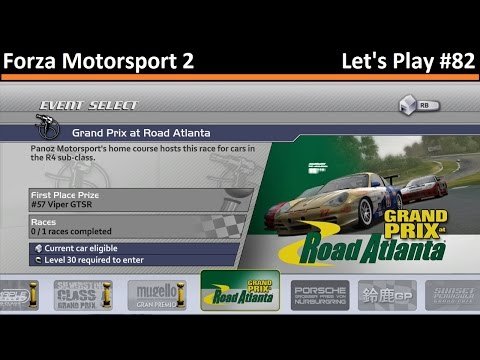 Grand Prix at Road Atlanta - Forza 2: Let's Play (Episode 82)